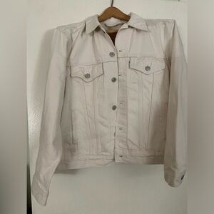 Off white Levi's Trucker jacket